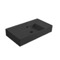 Black Ceramic Wall Mounted or Vessel Sink With Counter Space